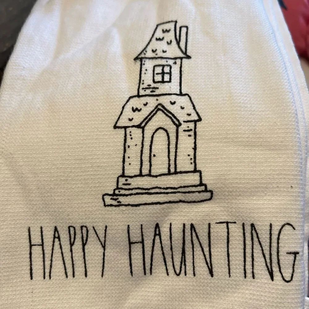 Rae Dunn Halloween Collection Kitchen Towels Set of 2 - Picture 4 of 6